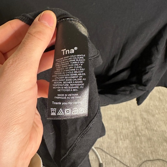 TNA Black Short Sleeve Men's Tee - Picture 4 of 5